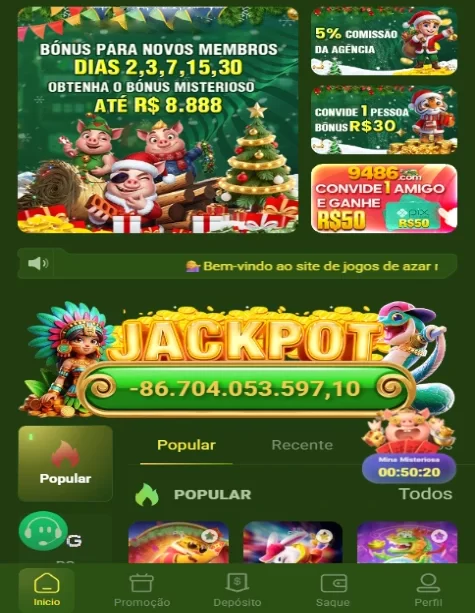 Aplicativo móvel para jogar online